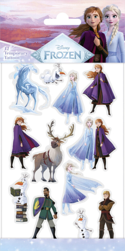 Disney Frozen äventyrstatueringar, set om 12