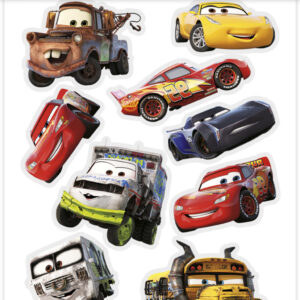 Disney Bilar Smile tatueringar set om 12