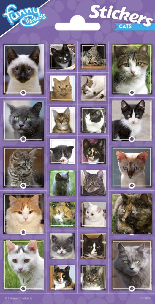 Rolig kattdekal