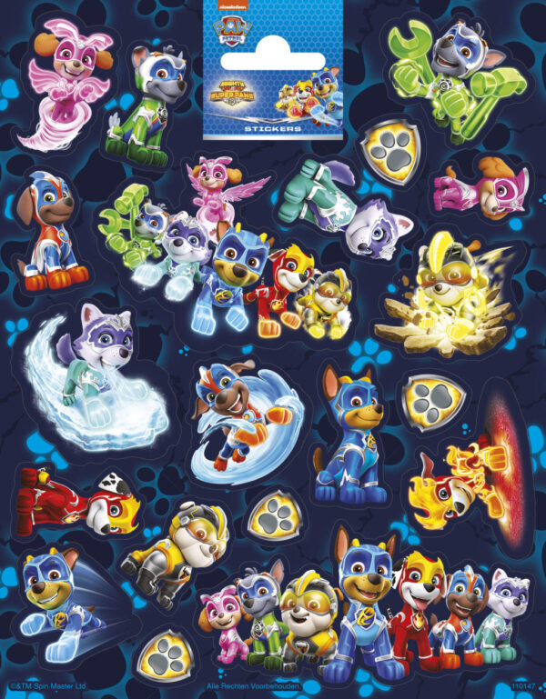 Paw Patrol Hero klistermärke 20x16 cm