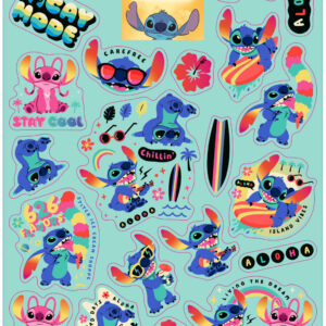 Disney Lilo and Stitch Chillin klistermärke 20x16 cm