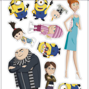 Minions familj 12 st tatueringar