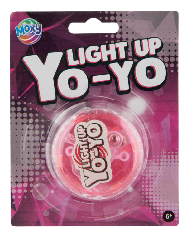 Colour Moxy Rosa Yo-Yo med ljus