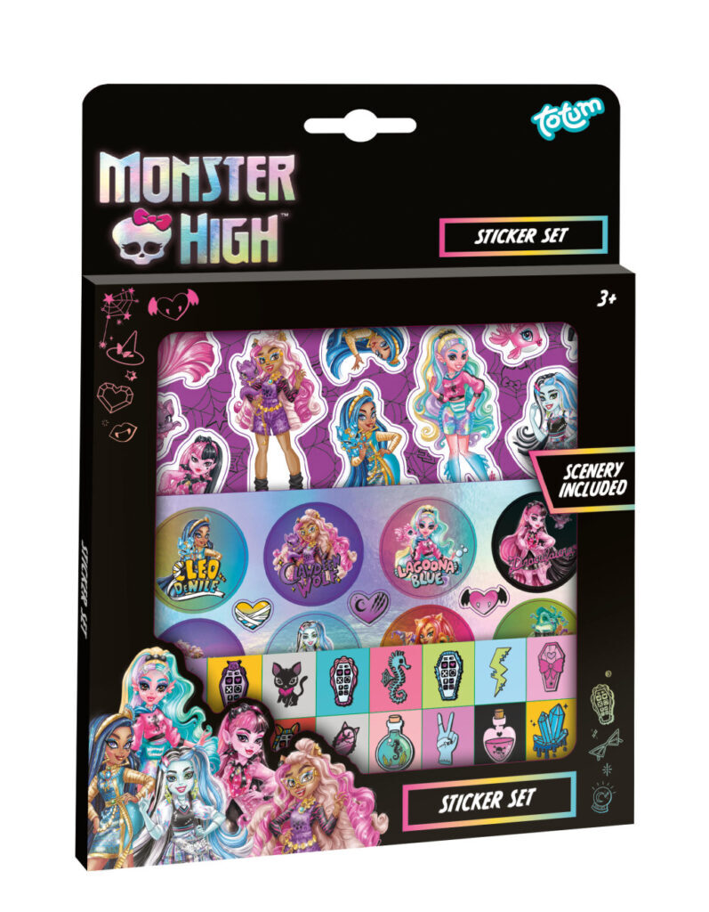 Monster High Dark klistermärkesset