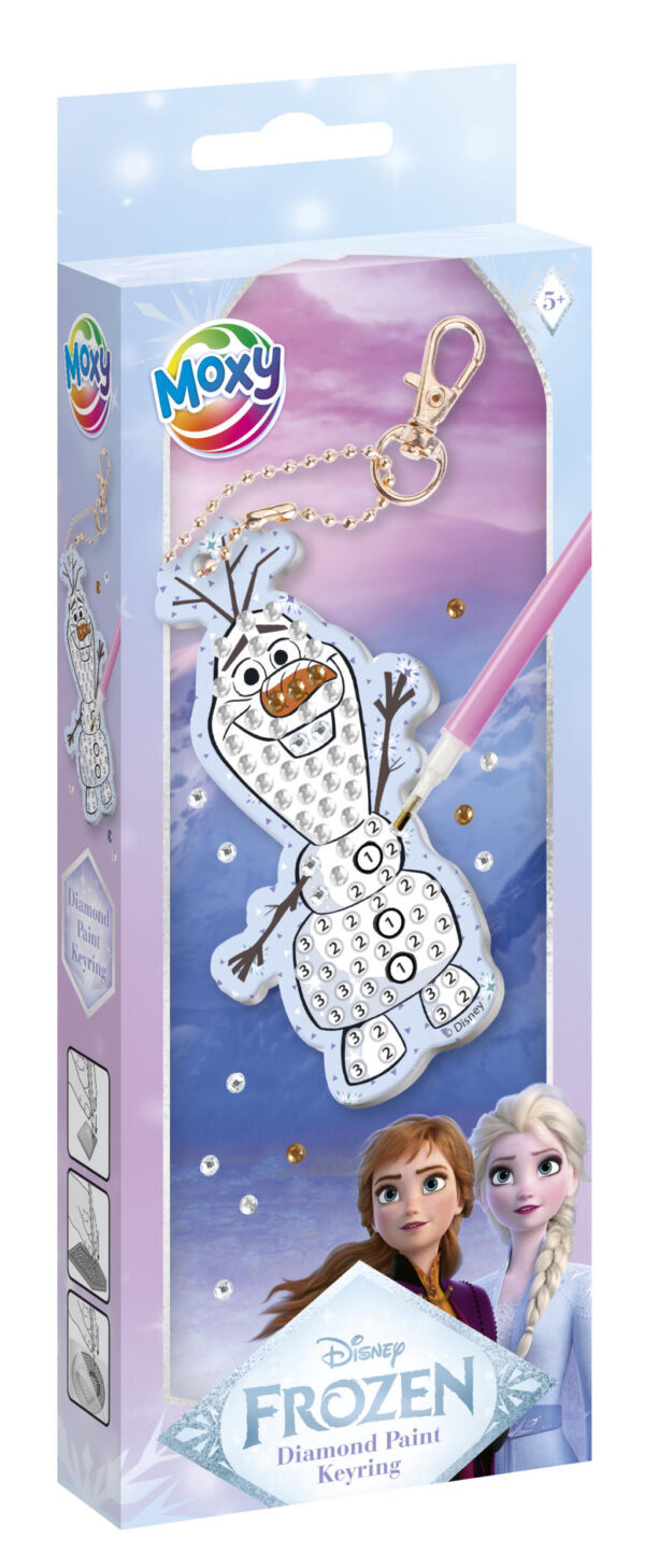 Disney Frozen Olaf diamantmålning nyckelring set