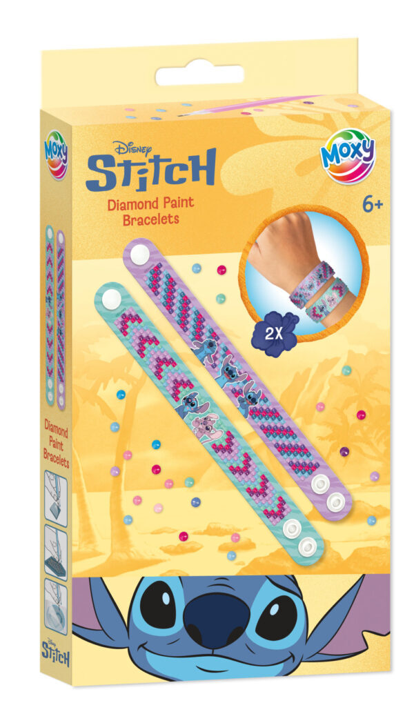 Disney Lilo & Stitch Moxy armband med diamantliknande strass, 2-pack