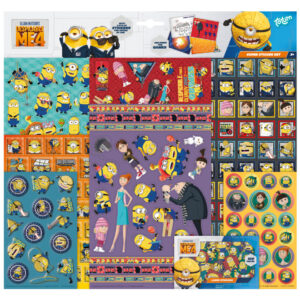 Minions klistermärkesset med spel