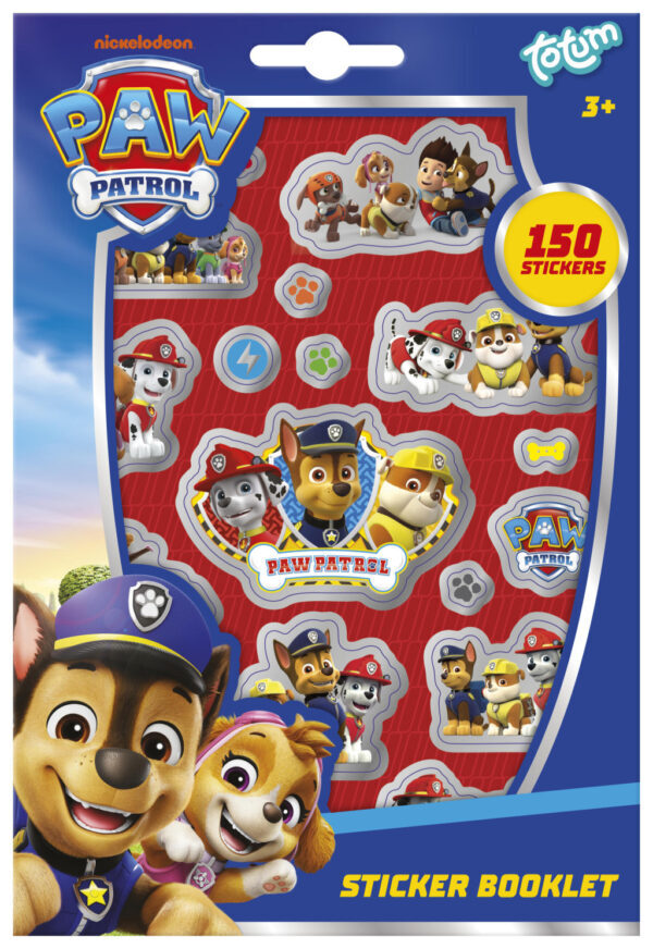 Paw Patrol klistermärkesset 4 ark