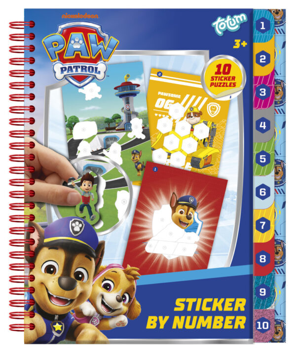 Paw Patrol klistermärkesset med kreativt tema
