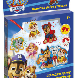 Paw Patrol Team diamantklistermärkesset med 9 delar