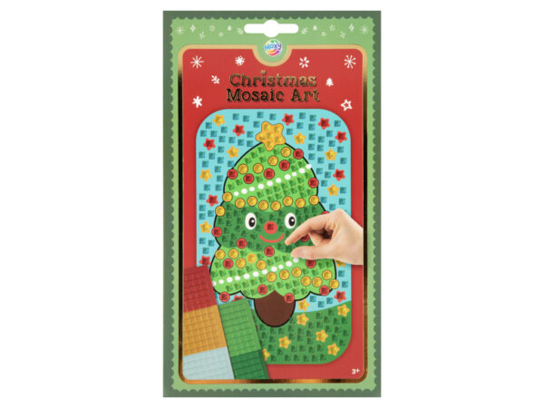 Julgran i skumgummi mosaik kreativt set