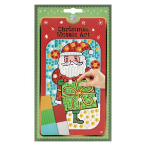 Julens Santa skum mosaik kreativt set 26x16 cm