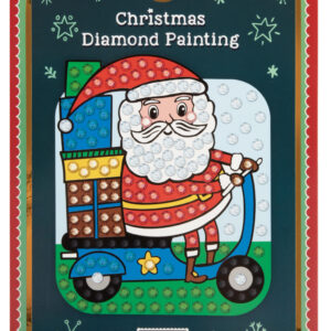 Julmotiv Santa i XL Diamond Bead Puzzle A5