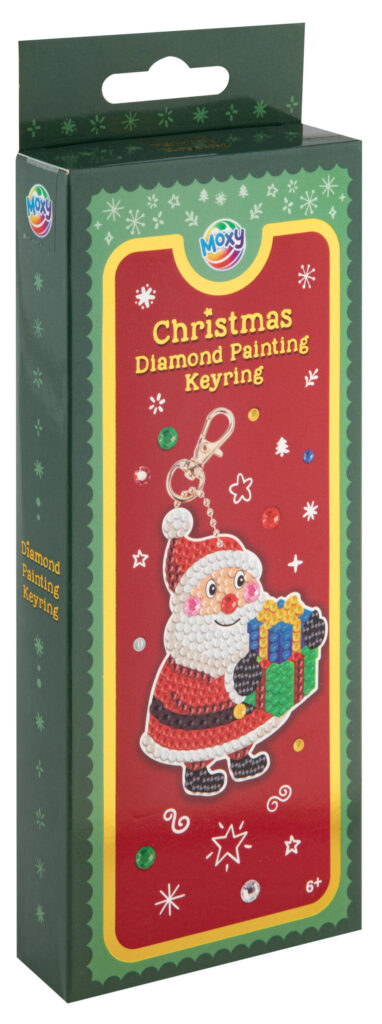 Julmotiv Diamantmålning Nyckelringstillverkningsset