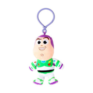 Disney Toy Story Buzz Lightyear 3D mjukisdocka med hängare, väsksmycke 13 cm