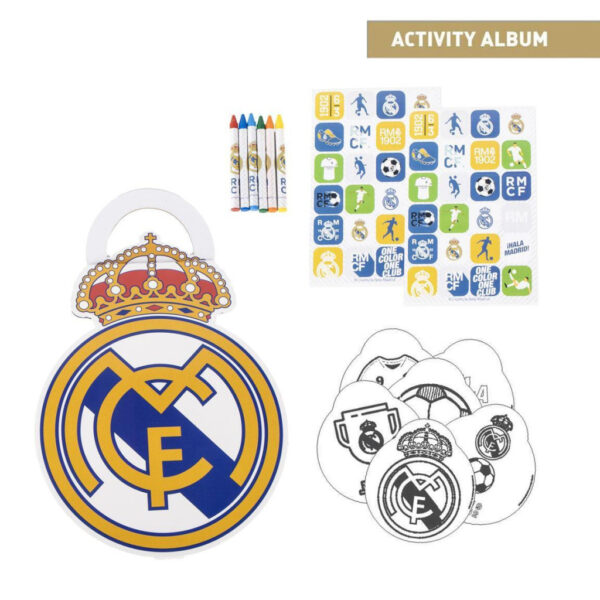 Real Madrid Crown färgläggnings- och aktivitetsset 24x37 cm