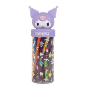 Hello Kitty Kuromi 18-delars tuschpennor i 3D-fodral