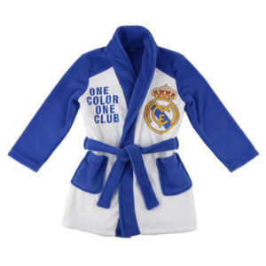 Real Madrid enfärgad barnbadrock 6 år / 116 cm