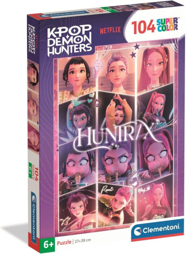 K-pop Demon Hunters Idols 104-bitars Super Puzzle Clementoni