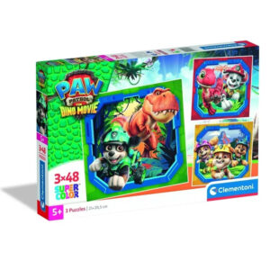 Paw Patrol Dino Movie 3x48 bitars Clementoni pussel
