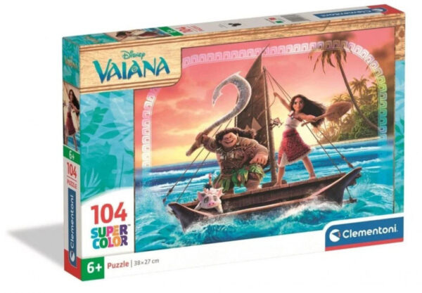 Disney Vaiana Äventyr 104-bitars Clementoni pussel