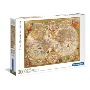 Travel Ancient Old Map Pussel 2000 bitar Clementoni