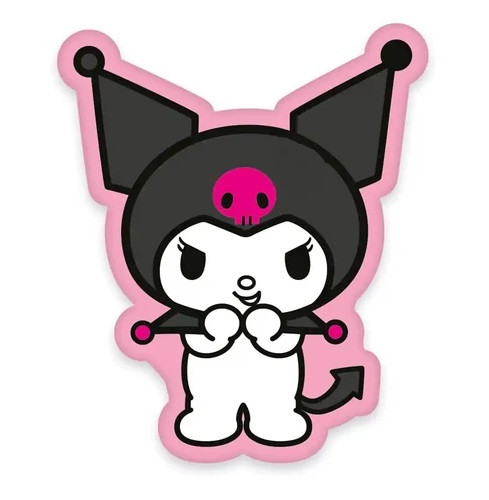 Hello Kitty Kuromi 3D-formad dekorationskudde 40 cm
