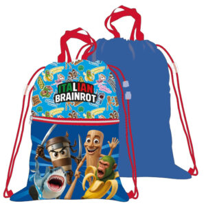 Brainrot Italian Deluxe sportväska, gympåse 45 cm