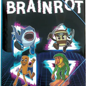 Brainrot Dark A4 mapp med resår