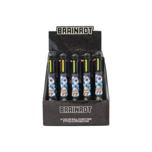 Brainrot svart 6-färgspenna