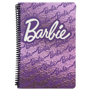 Barbie Lila B5 Linjerad Spiralanteckningsbok med 70 Sidor