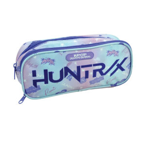 K-pop Demon Hunters lila pennfodral med 2 fack 26 cm