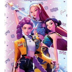 K-pop Demon Hunters A4 linjerad anteckningsbok 50 blad