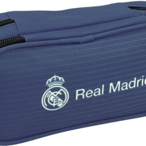 Real Madrid pennfodral med 2 fack, 23 cm blå