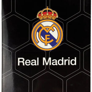 Real Madrid Svart B/5 Linjerad Anteckningsbok 40 blad