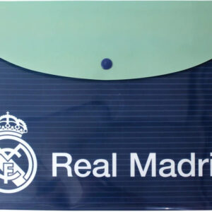 Real Madrid blå A4 dokumentfodral