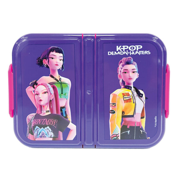 K-pop Demon Hunters matlåda med flera fack, smörgåslåda