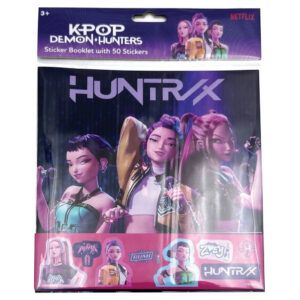 K-pop Demon Hunters Hunter X Klistermärkesalbum med 50 klistermärken