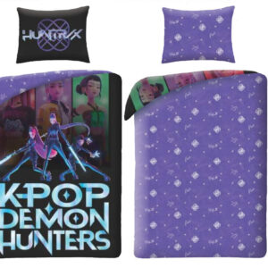 K-pop Demon Hunters Take Down påslakanset 140×200 cm, 70×90 cm