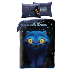 K-pop Demon Hunters Derpy mikrofiber påslakanset 140×200 cm, 70×90 cm