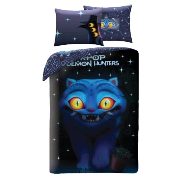 K-pop Demon Hunters Derpy mikrofiber påslakanset 140×200 cm, 70×90 cm