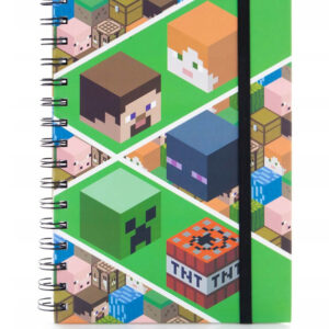 Minecraft A/5 Linjerad Spiralanteckningsbok