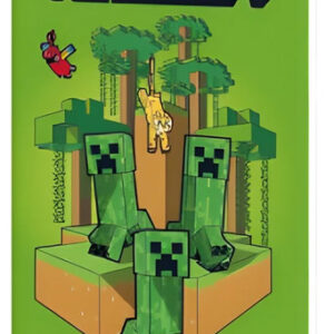 Minecraft Creepers anteckningsbok A5 rutad