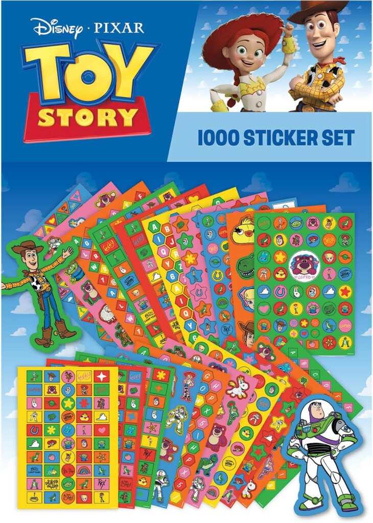 Disney Toy Story klistermärkesalbum med 1000 delar