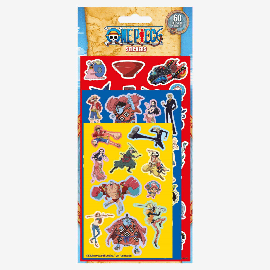 One Piece klistermärkesset 60 st
