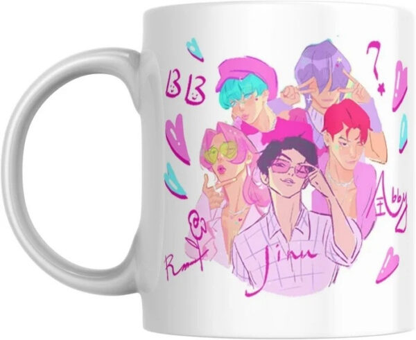 K-pop Demon Hunters Saja Boys porslinsmugg 315 ml med presentförpackning