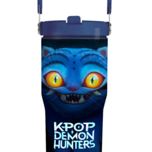 K-pop Demon Hunters Derpy termosflaska med sugrör 600 ml i rostfritt stål