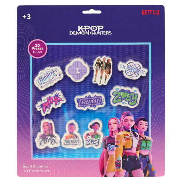 K-pop Demon Hunters Hunterx formgummisudd set 10 st