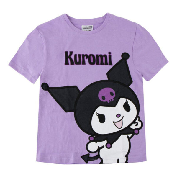 Hello Kitty Kuromi Lila kortärmad t-shirt barn 10 år / 140 cm