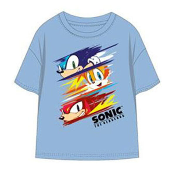 Sonic the Hedgehog Speed Rush ljusblå kortärmad tröja barn 5 år / 110 cm